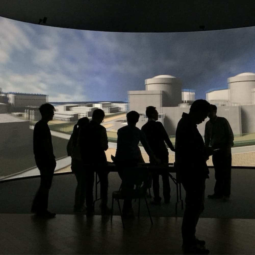 CityU of Hong Kong – 235° Panoramic Curve Screen for Nuclear Power Plant