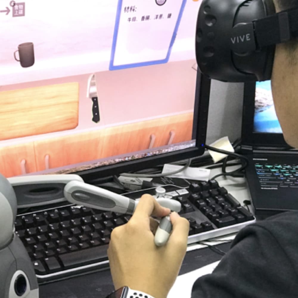 Dept. of Rehabilitation, HK PolyU – VR Kitchen Experience with Haptic Device Development