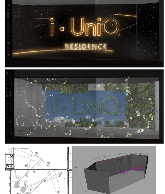 10 projectors for volume projection