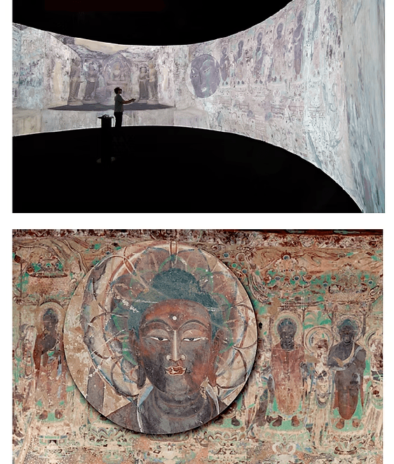 Pure Land - Inside the Mogao Grottoes at DunHuang ( 3D stereo interactive cluster system )