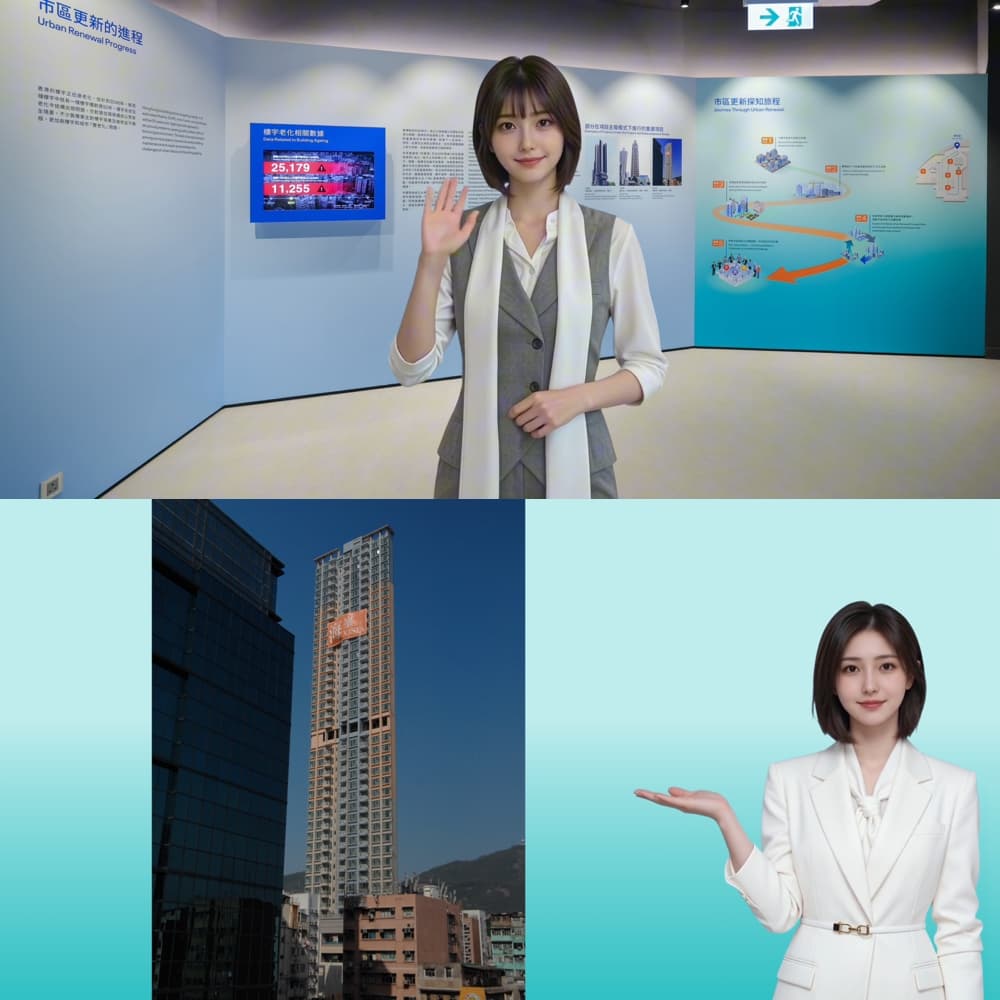 The provision of virtual avatar development services for Urban Renewal Exploration Centre Docent Programme